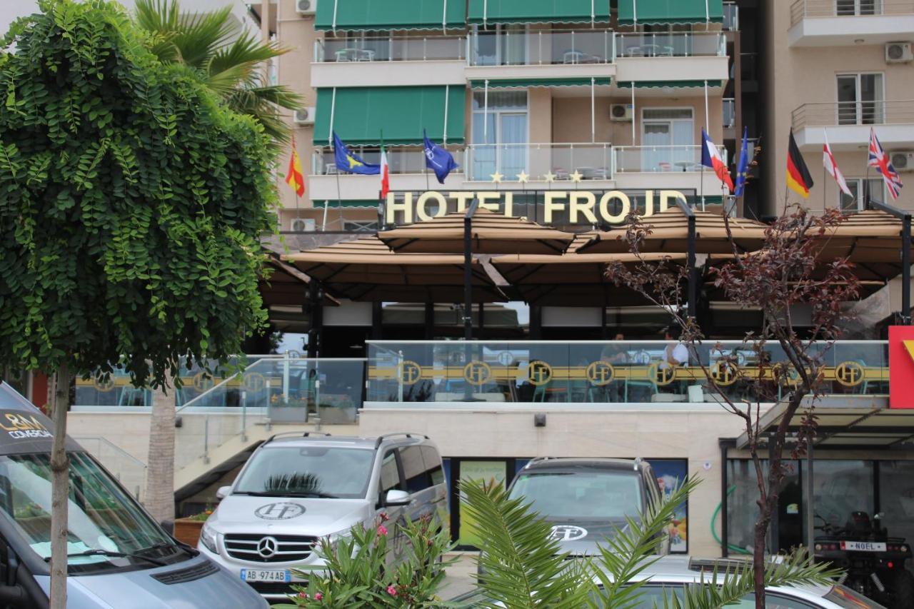 Hotel Frojd - Beach Front Resort Shëngjin Kültér fotó